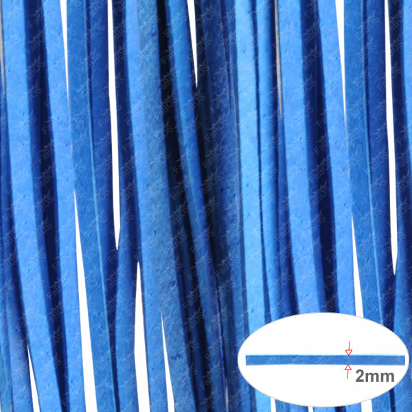 Plochá kůže120cm - Modrá
