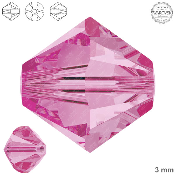 Swarovski Xilion Bead Rose 3mm