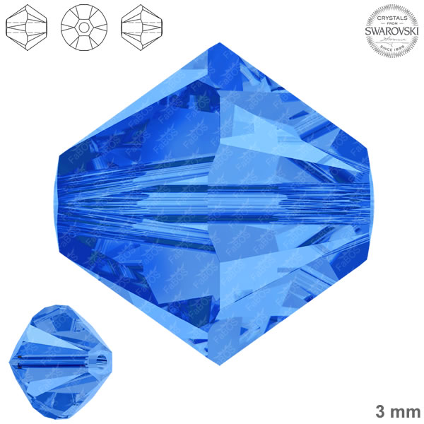 Swarovski Xilion Bead Sapphire 3mm