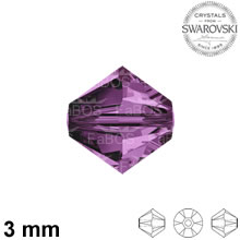 Swarovski Xilion Bead Amethyst 3mm