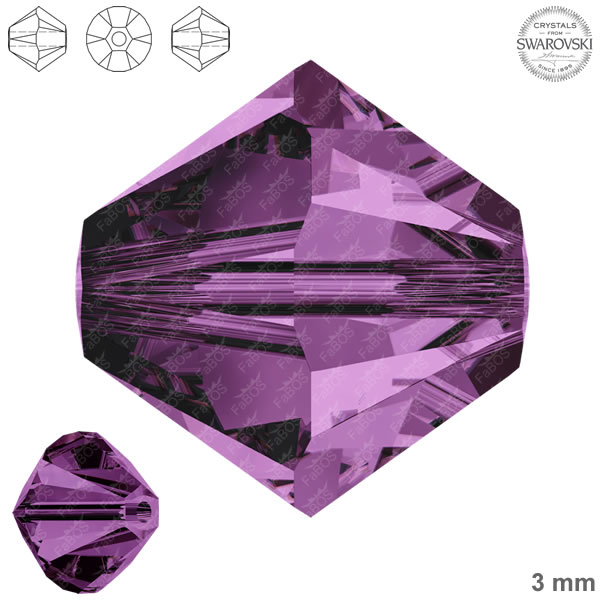 Swarovski Xilion Bead Amethyst 3mm