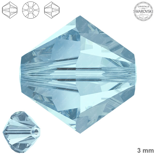 Swarovski Xilion Bead Aquamarine 3mm