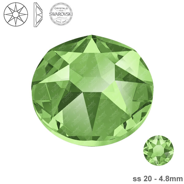 Swarovski Hotfix Peridot ss 20