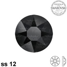 Swarovski Hotfix Jet ss 12