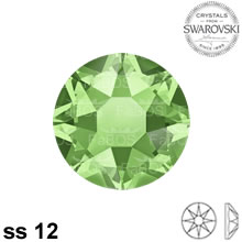 Swarovski Hotfix Peridot ss 12