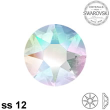 Swarovski Hotfix Crystal AB ss 12
