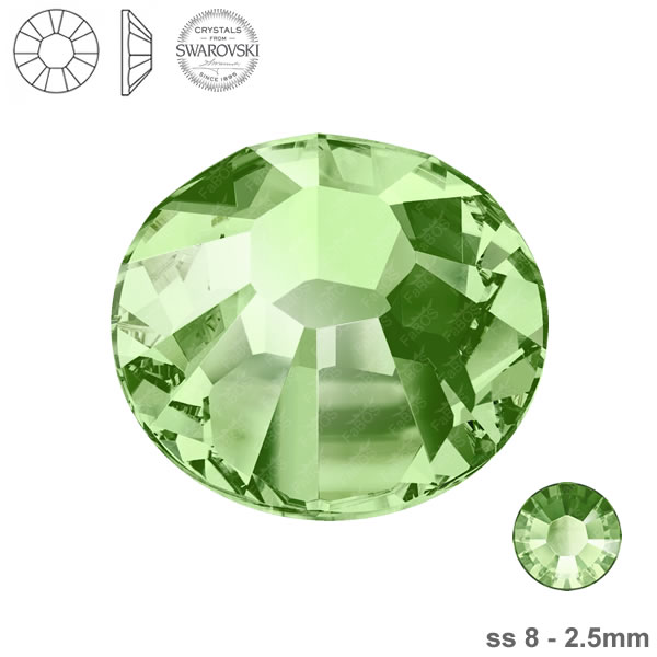 Swarovski Hotfix Peridot ss 08