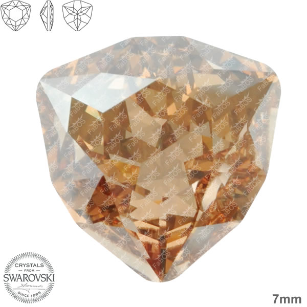 Swarovski Trilliant Golden Shadow 07mm