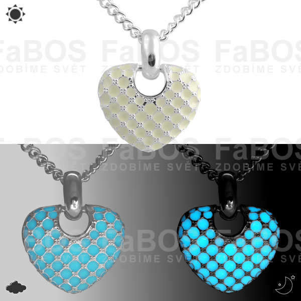 Náhrdelník Lumines Jewel Srdíčko stříbro Náhrdelník Lumines Jewel Srdíčko stříbro
