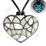 Náhrdelník Lumines Jewel Srdce vitráž 2 barvy rut Náhrdelník Lumines Jewel Srdce vitráž 2 barvy rut
