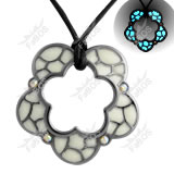 Náhrdelník Lumines Jewel Kytka vitráž ruthenium Náhrdelník Lumines Jewel Kytka vitráž ruthenium