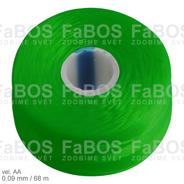 S-lon AA Nylonová nit S-lon zelená velikost AA - FaBOS