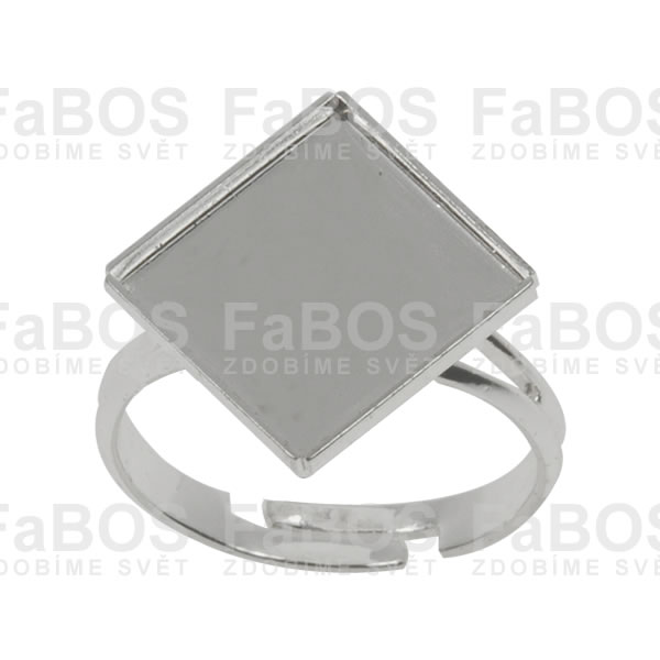 Lůžka na pryskyřici Lůžko pryskyřice čtverec prsten 10x10mm - FaBOS