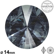 Swarovski Rivoli Graphite 14mm