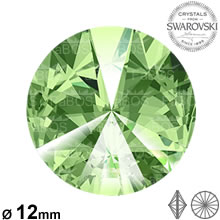 Swarovski Rivoli Peridot 12mm