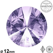 Swarovski Rivoli Violet 12mm