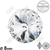 Swarovski Rivoli Crystal 08mm