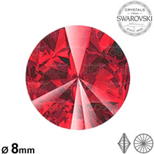 Swarovski Rivoli Light siam 08mm