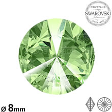 Swarovski Rivoli Peridot 08mm