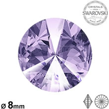 Swarovski Rivoli Violet 08mm