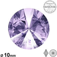 Swarovski Rivoli Violet 10mm