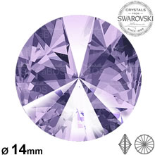 Swarovski Rivoli Violet 14mm