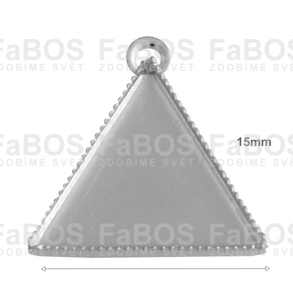 Lůžka na pryskyřici Lůžko pryskyřice trojúhleník očko 15mm - FaBOS