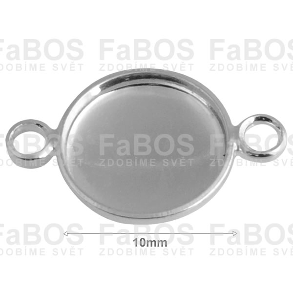 Lůžka na pryskyřici Lůžko pryskyřice kulaté 2x očko 10mm - FaBOS