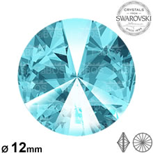 Swarovski Rivoli Light turquoise 12mm