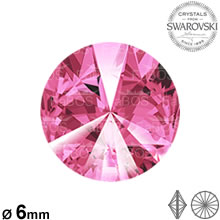 Swarovski Rivoli Rose 06mm