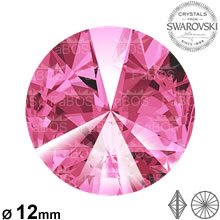 Swarovski Rivoli Rose 12mm