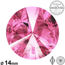 Swarovski Rivoli Rose 14mm