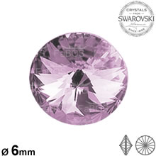 Swarovski Rivoli Light amethyst 06mm