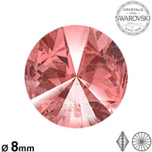 Swarovski Rivoli Padparadscha 08mm