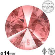 Swarovski Rivoli Padparadscha 14mm