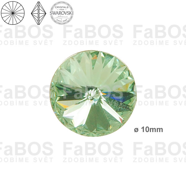 Swarovski Rivoli Chrysolite 10mm