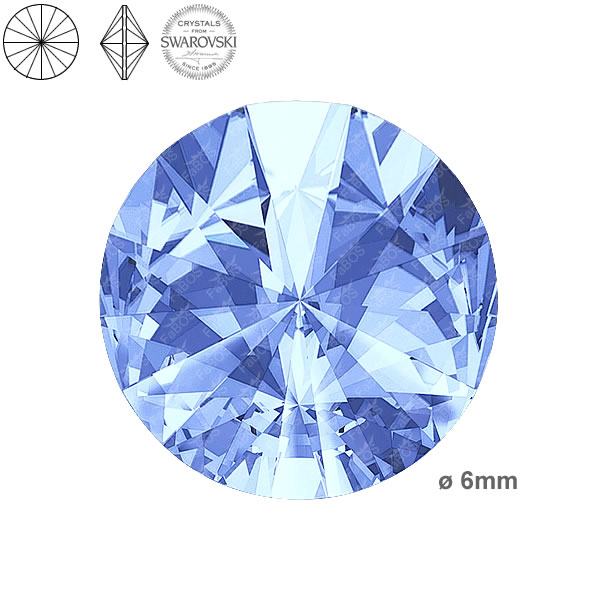 Swarovski Rivoli Light sapphire 06mm