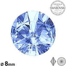 Swarovski Rivoli Light sapphire 08mm