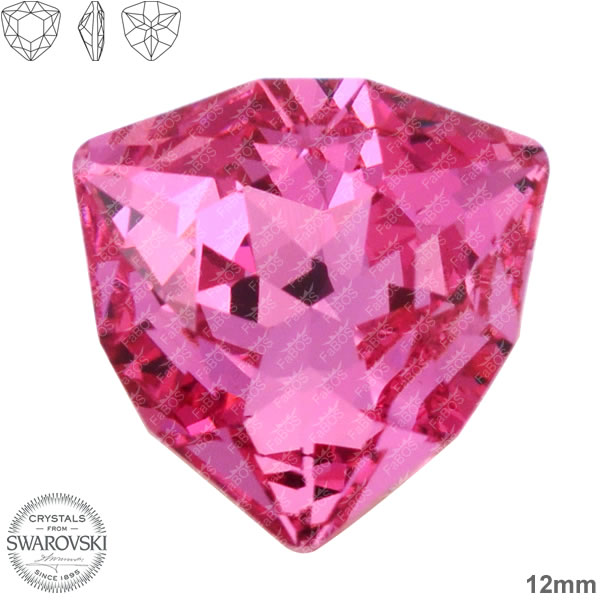 Swarovski Trilliant Rose 12mm