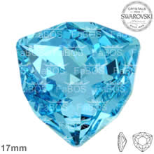 Swarovski Trilliant Aquamarine 17mm