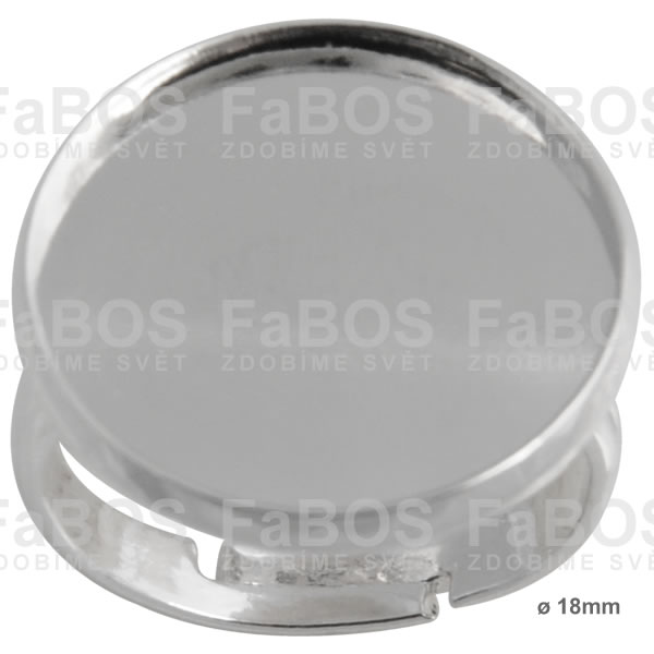 Lůžka epoxy čočky Lůžko epoxy čočka kulaté prsten 18mm - FaBOS