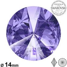 Swarovski Rivoli Tanzanite 14mm