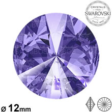 Swarovski Rivoli Tanzanite 12mm