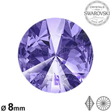 Swarovski Rivoli Tanzanite 08mm