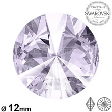 Swarovski Rivoli Smoky mauve 12mm