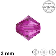 Swarovski Xilion Bead Fuchsia 3mm