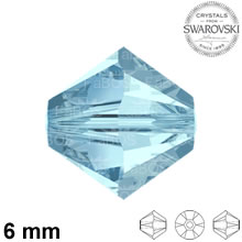 Swarovski Xilion Bead Aquamarine 6mm