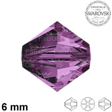 Swarovski Xilion Bead Amethyst 6mm