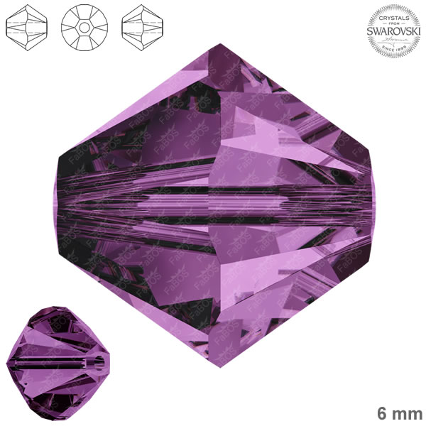 Swarovski Xilion Bead Amethyst 6mm