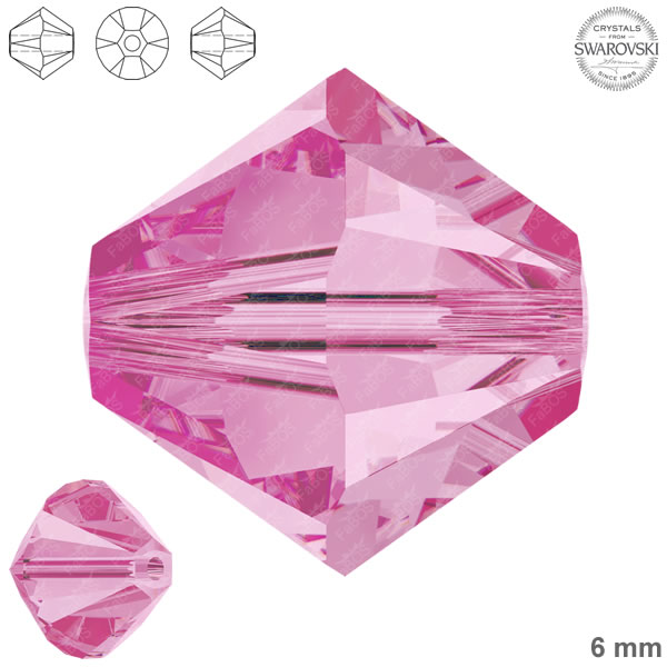 Swarovski Xilion Bead Rose 6mm